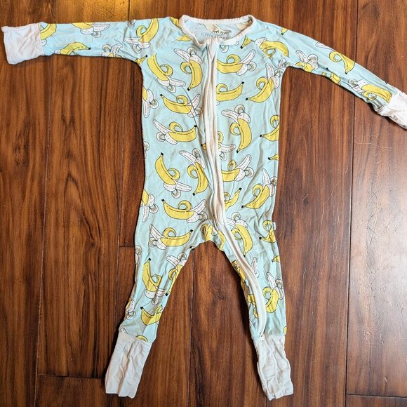 Little Sleepies Bananas Bamboo Zippy, 6-12m - Picture 1 of 6